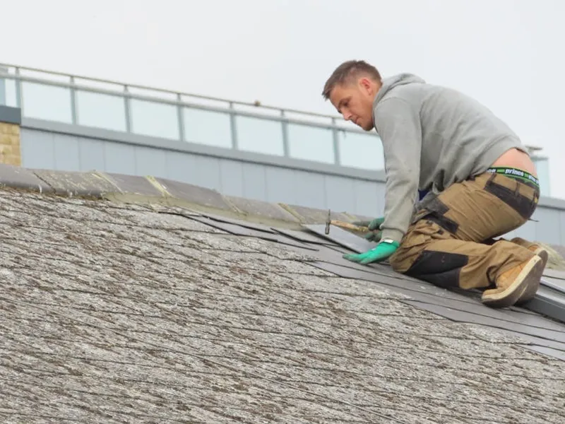 storm damage repair project completed